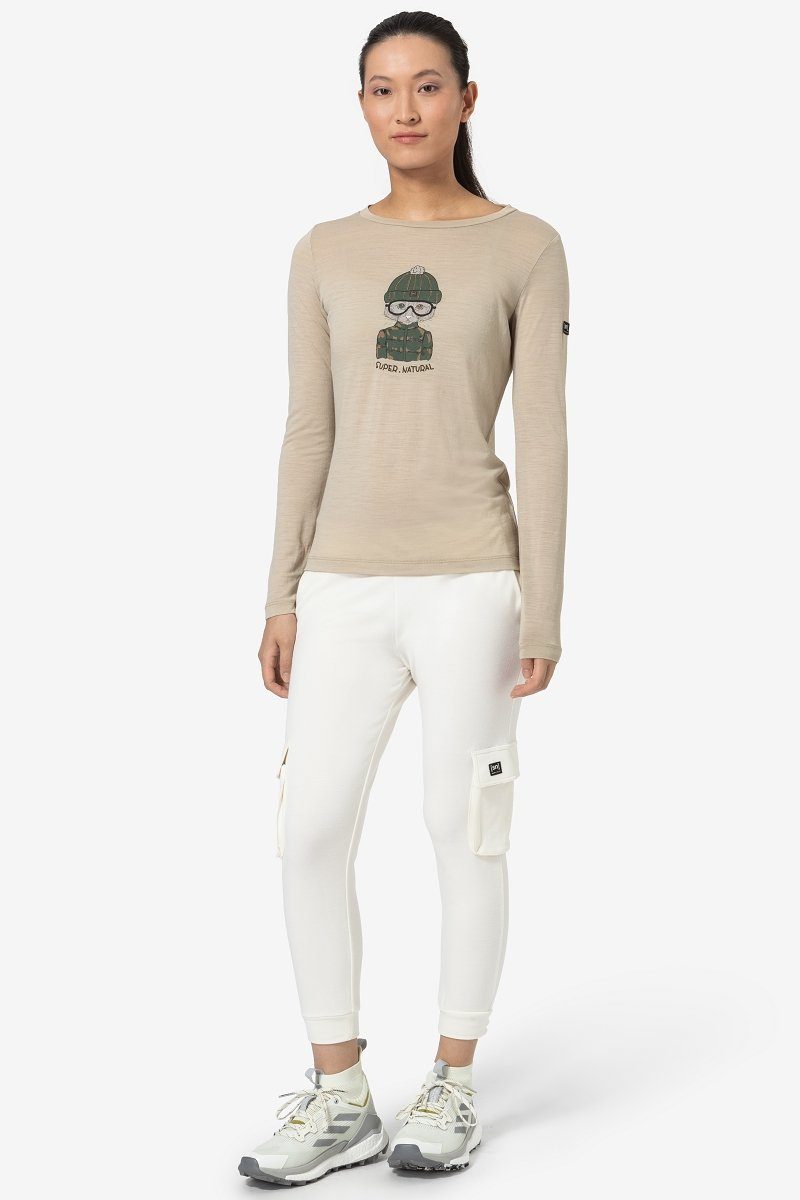 SUPER.NATURAL Cargohose Merino Cargohose W CITY günstig online kaufen