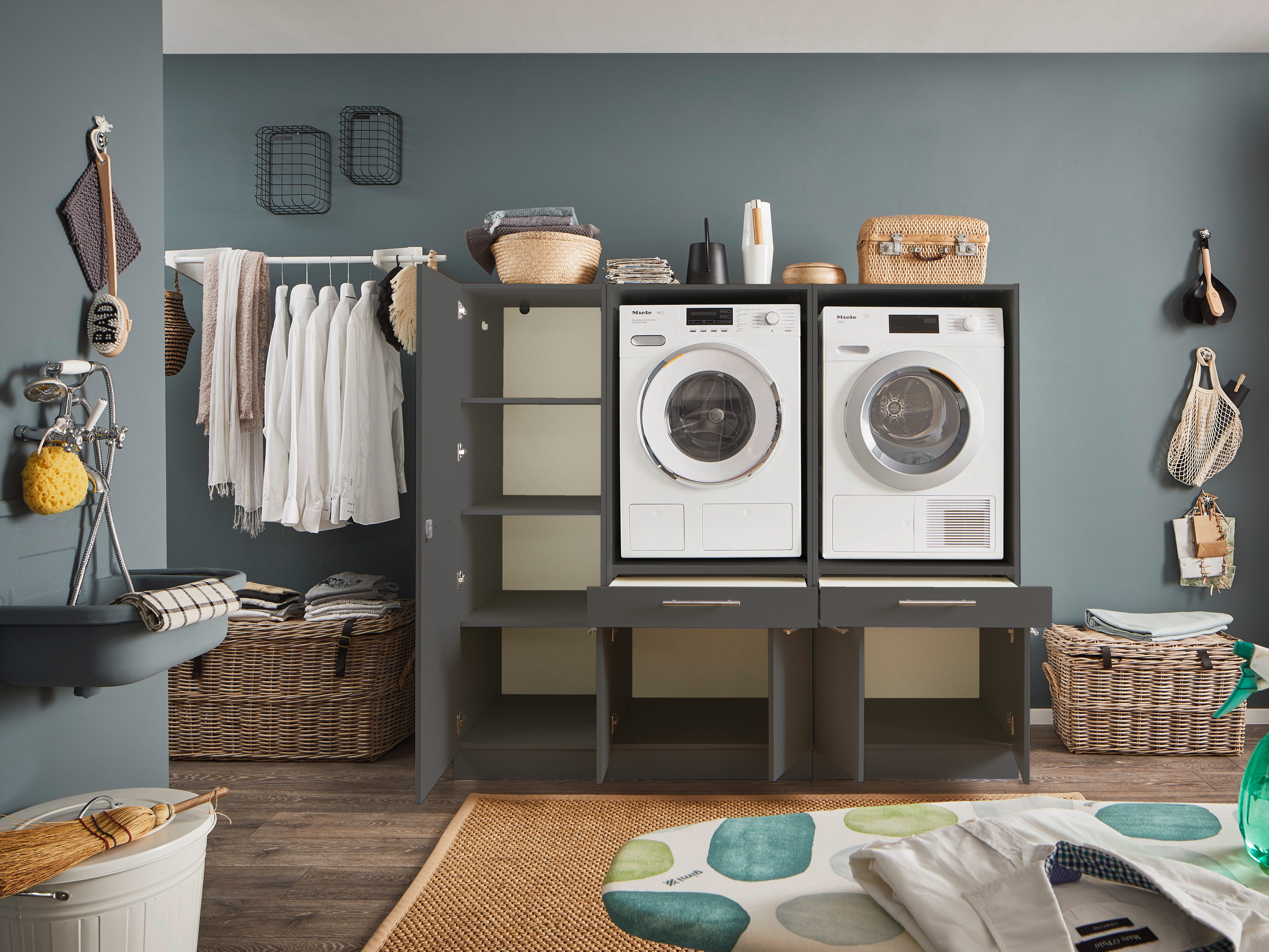 Laundreezy Mehrzweckschrank-Set LAUNDREEZY LDSK12, Breite 185 cm günstig online kaufen