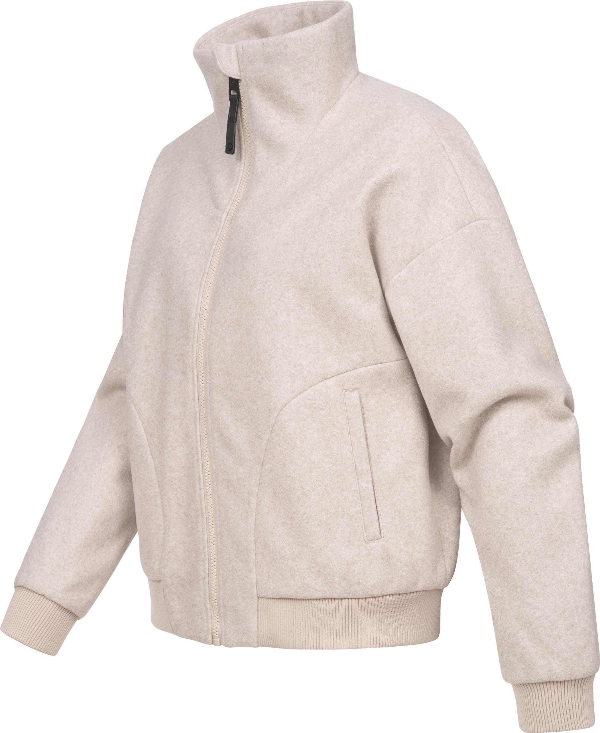 Ragwear Outdoorjacke Toscia angesagte oversized Übergangsjacke in Woll-Opti günstig online kaufen