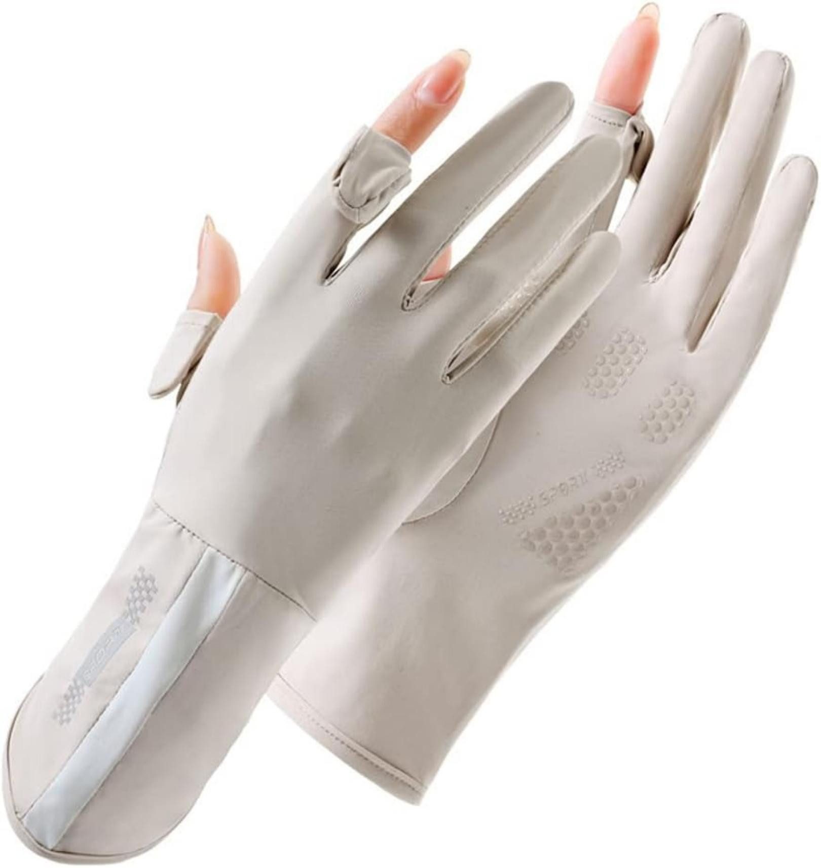 Zaewry Fahrradhandschuhe Rutschfeste UV-Schutz-Handschuhe für Damen,Atmungsaktiv und leicht