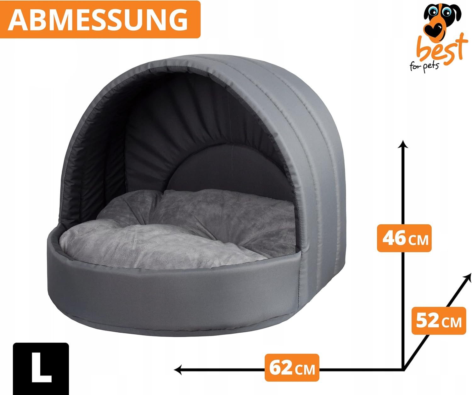 Best for Pets Hundehütte Best For Pets Gemütliches Hundehaus–Waschbares Bet günstig online kaufen