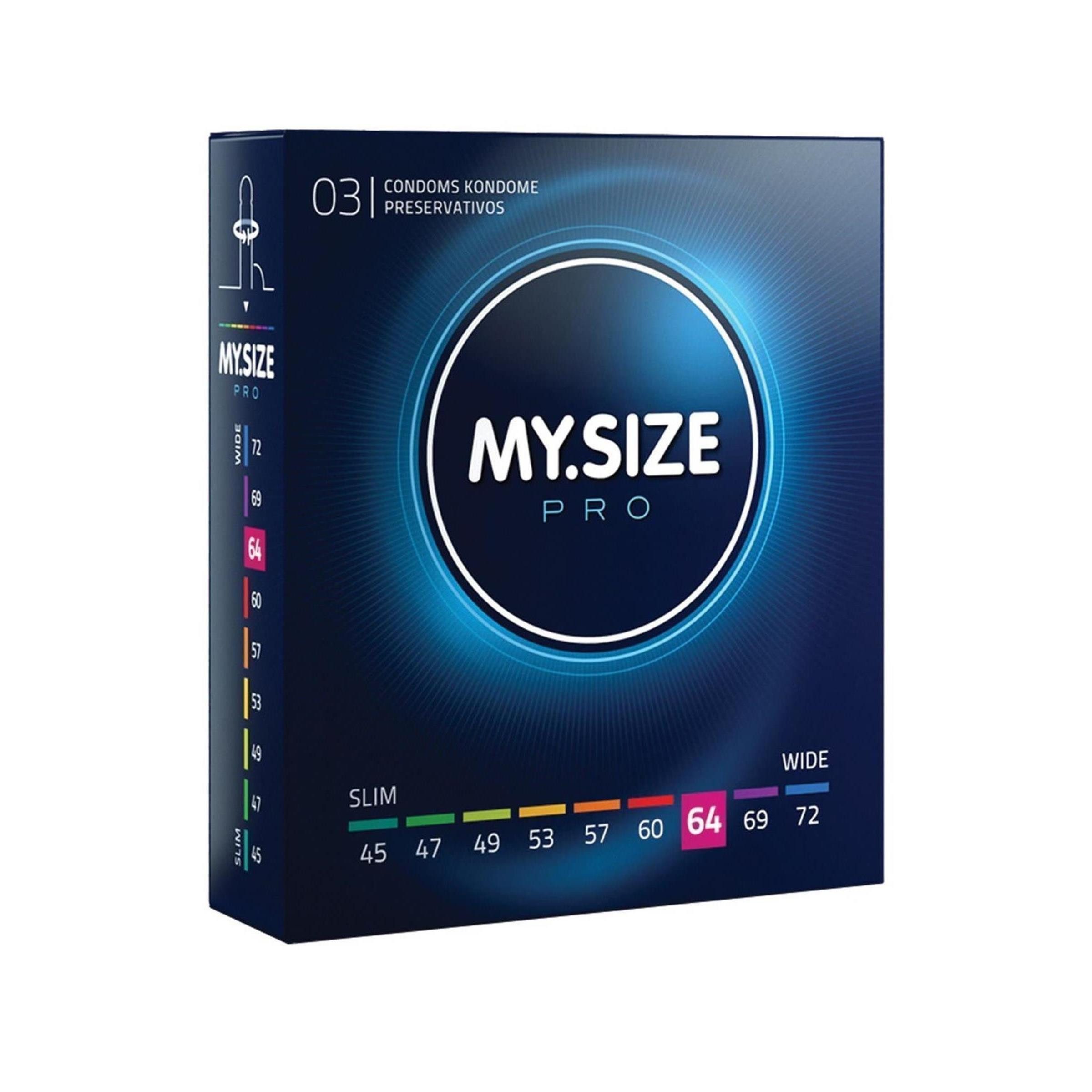 MY.SIZE XXL-Kondome MY.SIZE PRO 64 - (div. Varianten), 3 St.
