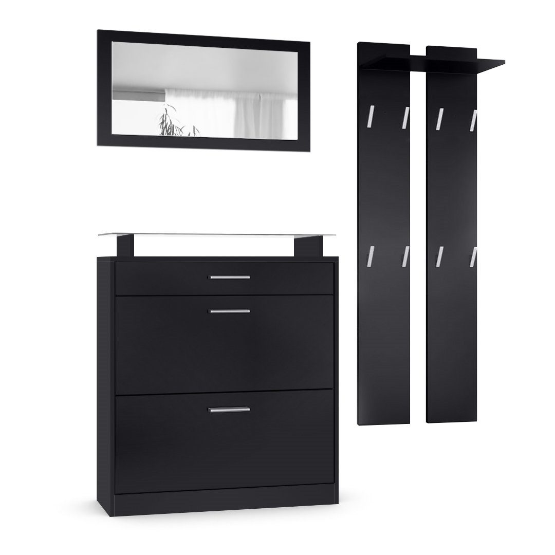 Vladon Garderoben-Set Loret, (Garderobe Set bestehend günstig online kaufen
