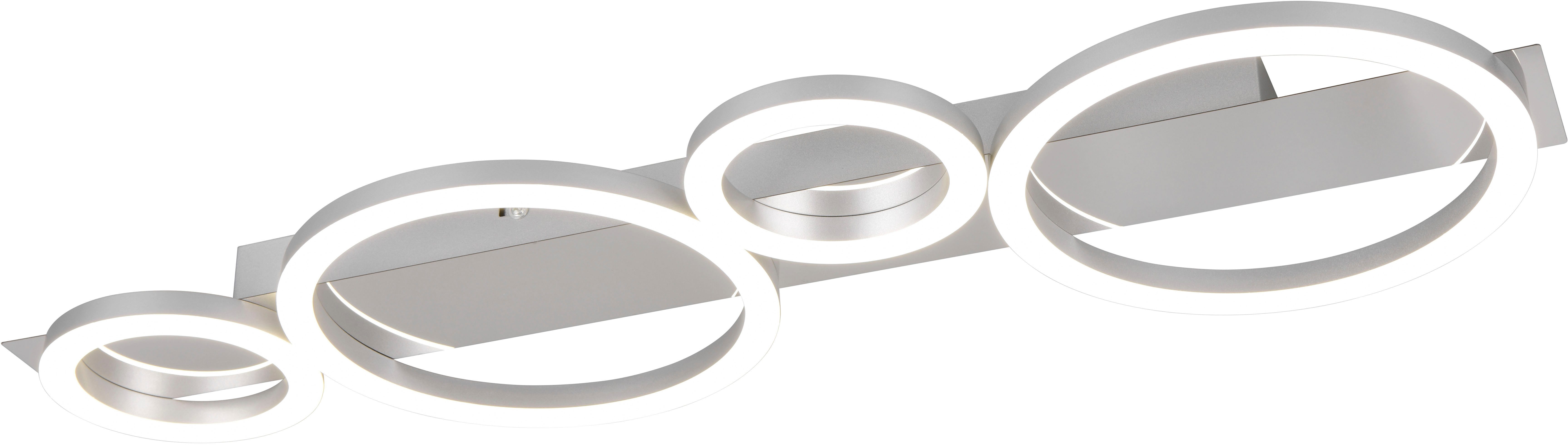 Reality Leuchten LED Deckenleuchte LUMOS, Deckenlampe mit LED Ringen, 26,5W günstig online kaufen