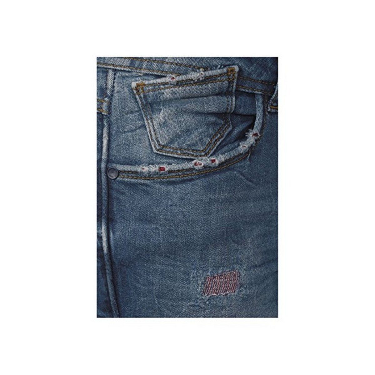 Cecil 5-Pocket-Jeans uni (1-tlg)