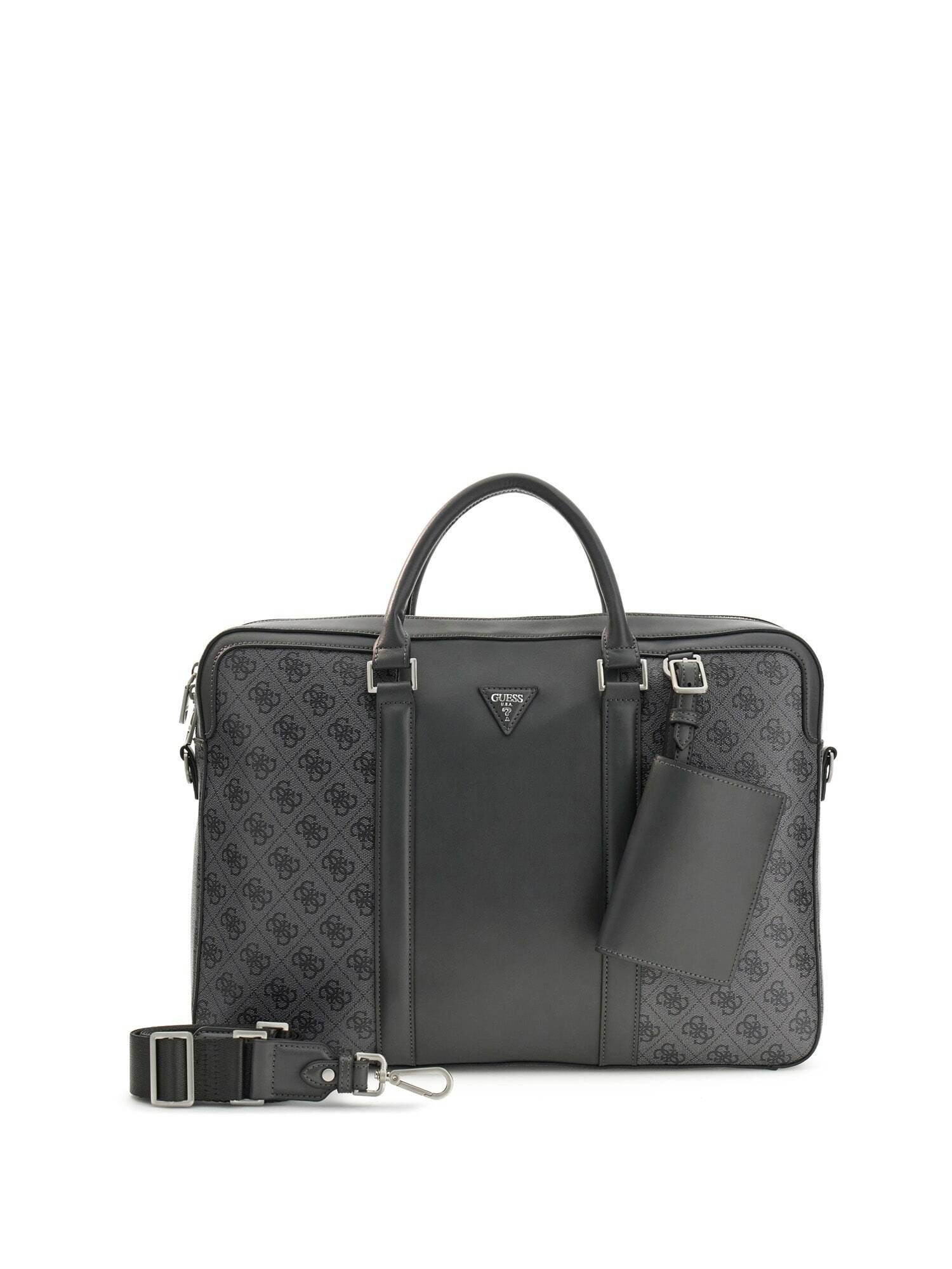 Guess Laptoptasche MILANO LAPTOP BAG M (Set, Abnehmbarer Geldbeutel)