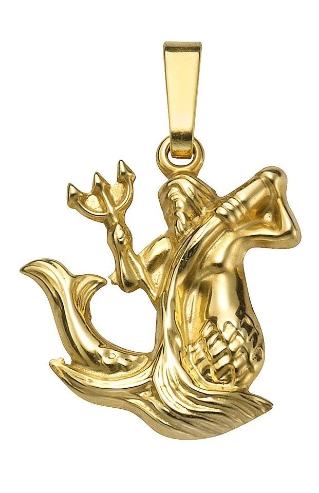 Firetti Sternzeichenanhänger Schmuck Geschenk Gold 333 Halsschmuck Anhänger Halskette Sternzeichen