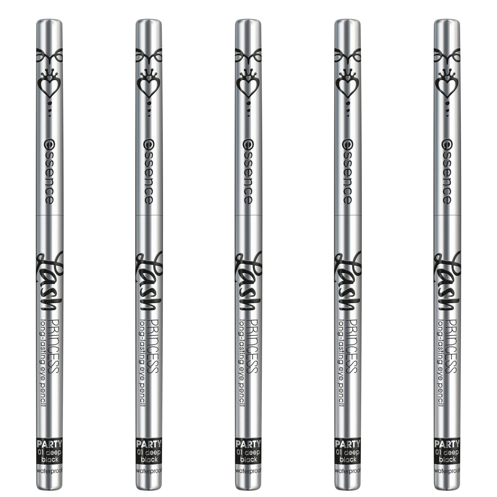 Essence Eyeliner Lash PRINCESS long-lasting eye pencil PARTY, 5-tlg.