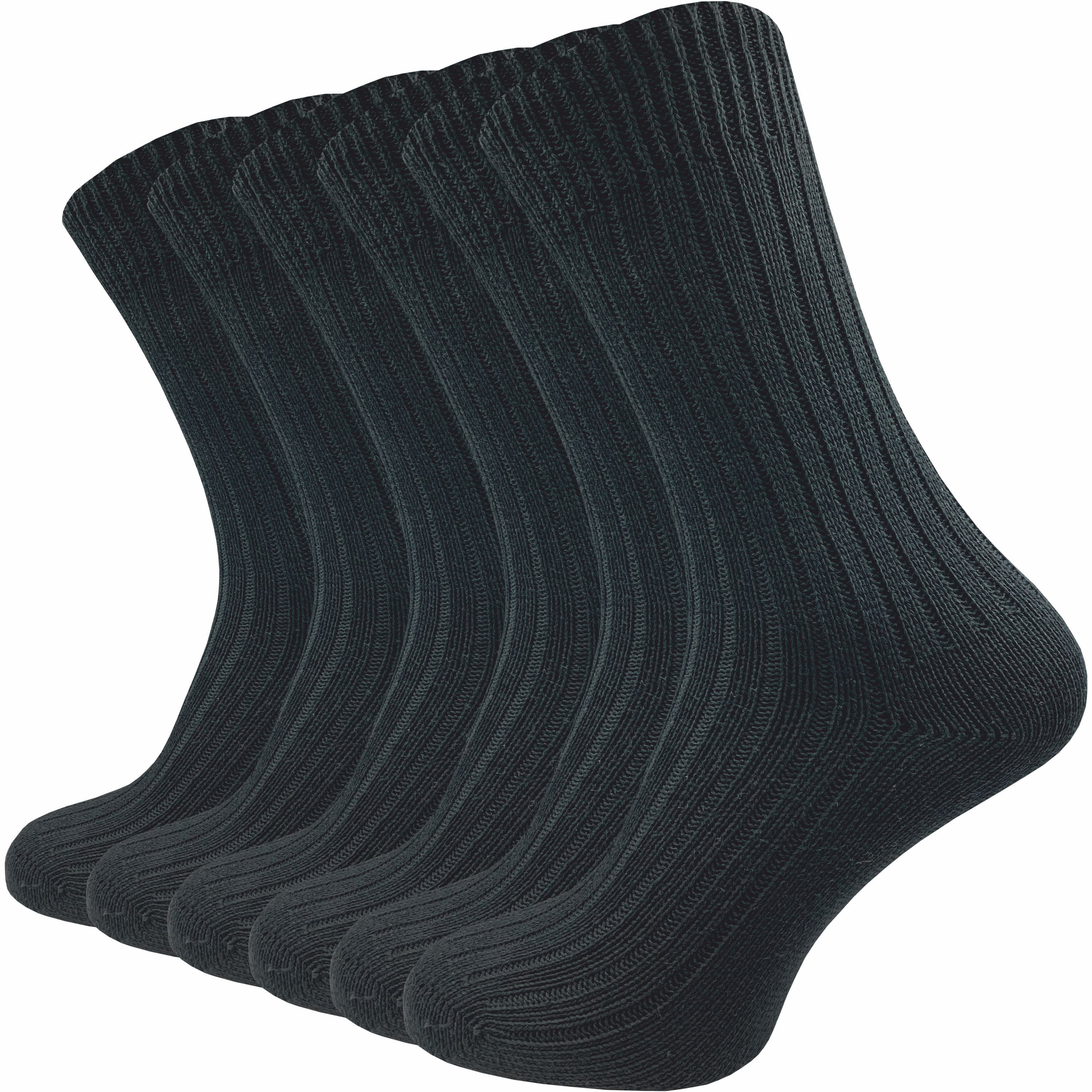 Komfortsocken "Natur" aus 100% reiner, naturbelassener Baumwolle für Damen & Herren