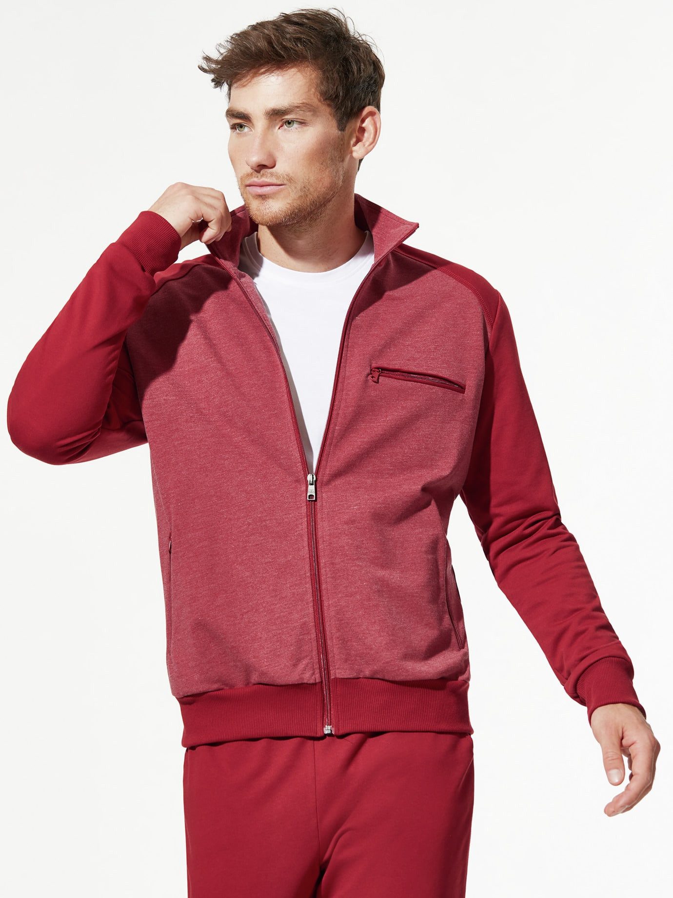 Walbusch Funktionsjacke Herren Freizeitjacke Ultraleicht Umlegekragen, Umlegekragen