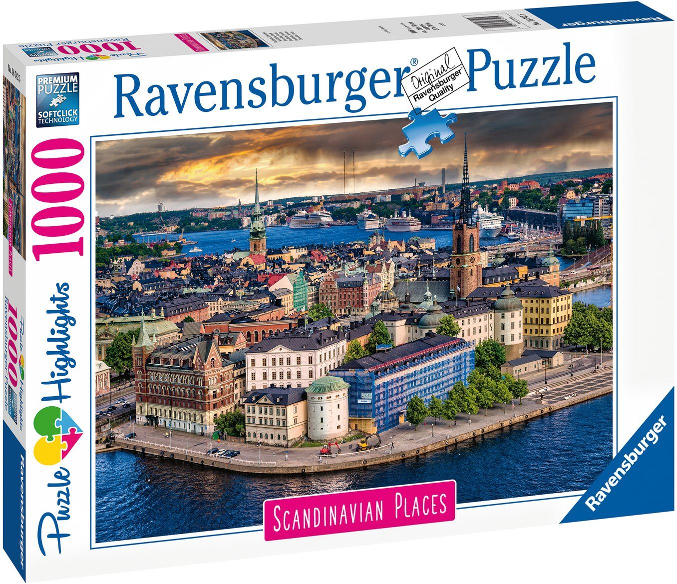 Ravensburger Puzzle Stockholm, Schweden, 1000 weltweit in schützt Germany, FSC® - - Puzzleteile, Made Wald