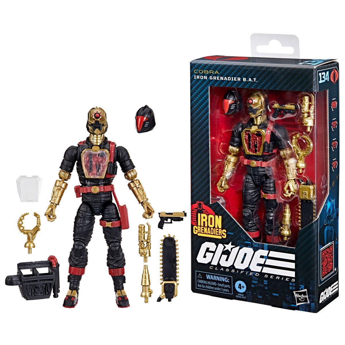 Hasbro Actionfigur G.I. Joe Classified Series Iron Grenadiers Iron Grenadier B.A.T. 6 Inc