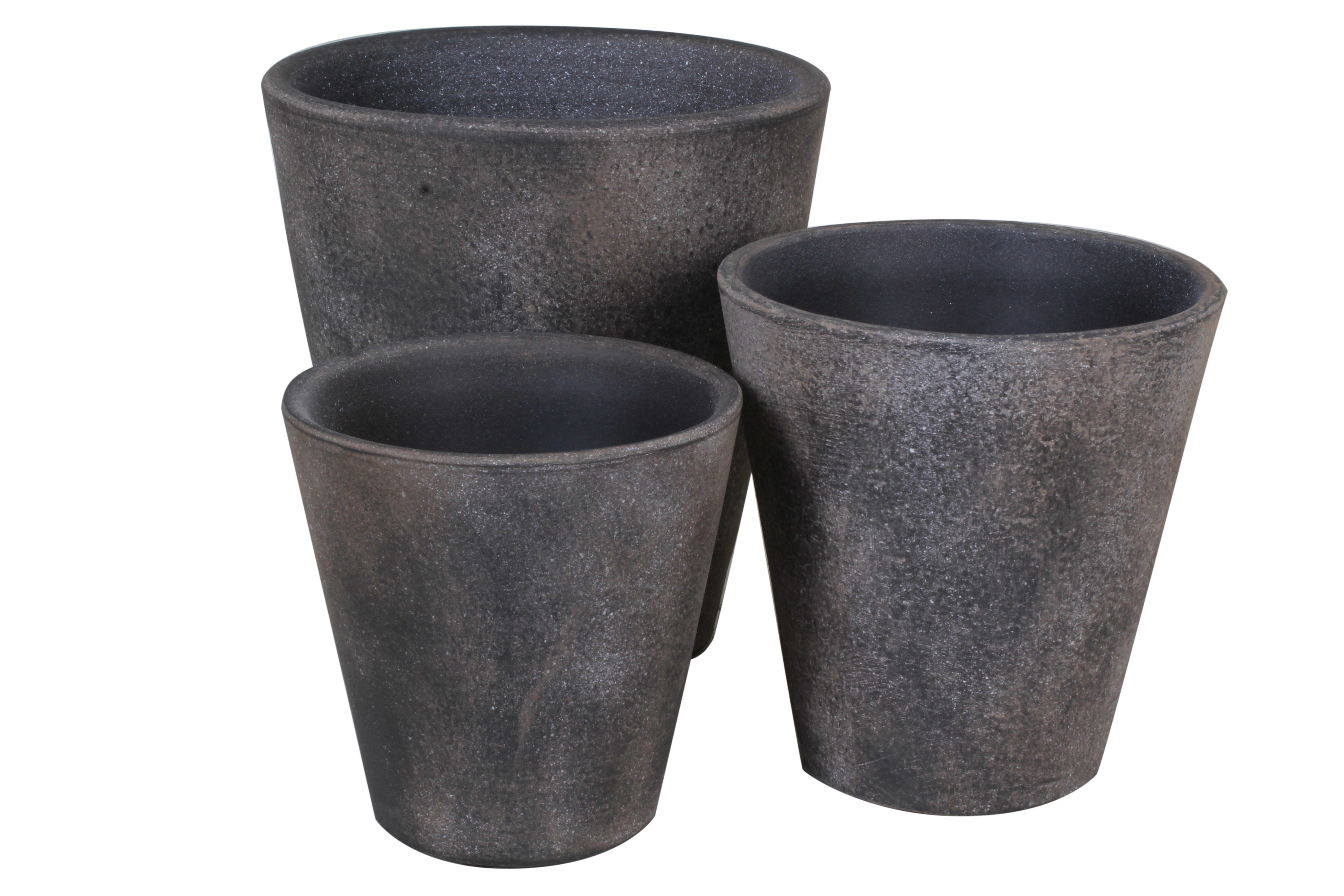 tegawo Übertopf Lava Antik Orchideenvase, rund, günstig online kaufen