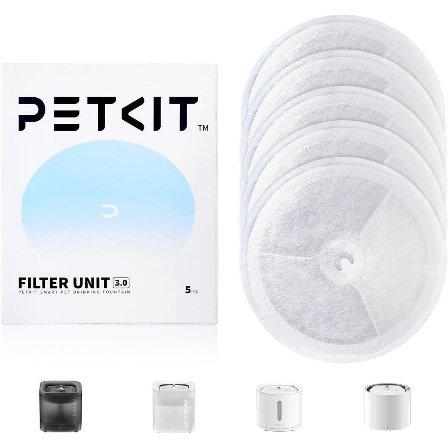 LuxusKollektion Wasserfilter CYBERTAIL Eversweet Filter 3.0 5er Pack für Katzen Hunde Trinkbrunnen