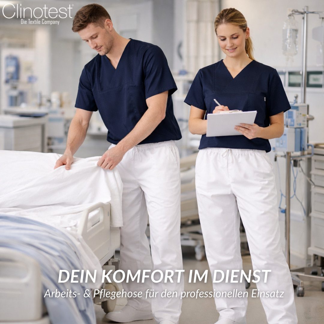 Clinotest Arbeitshose Joy, Schlupfhose/Pflegehose/Schwesternhose/Arzthose, Unisex