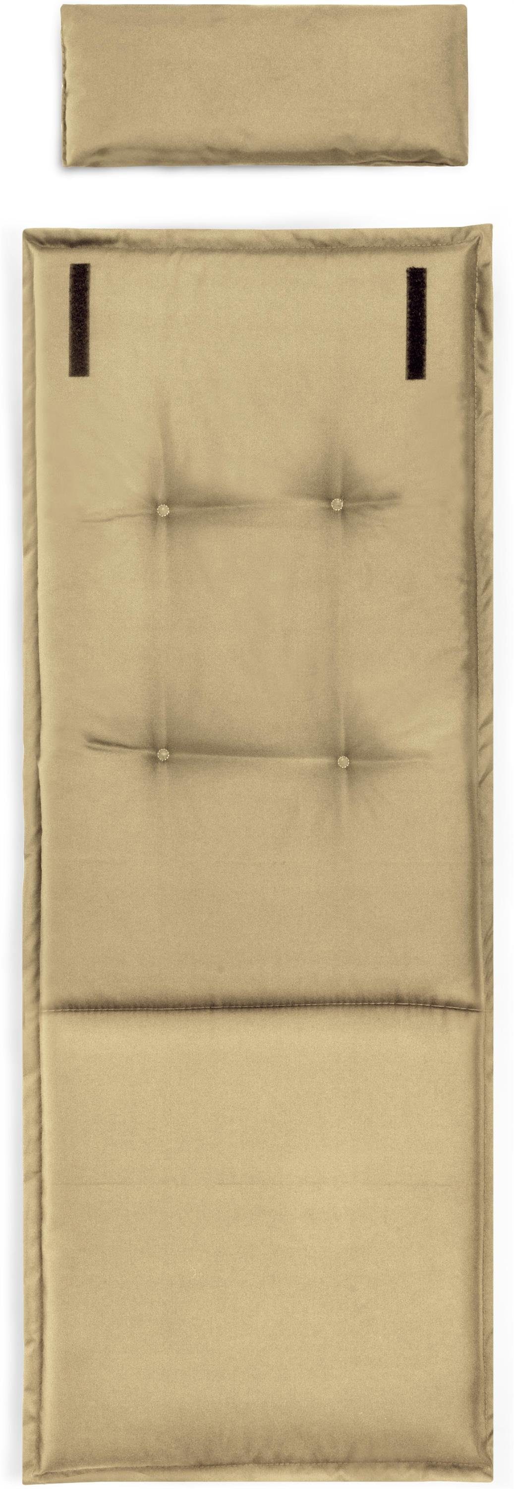 Aspero Hochlehnerauflage Stuhlauflage Hochlehner mit Kissen günstig online kaufen