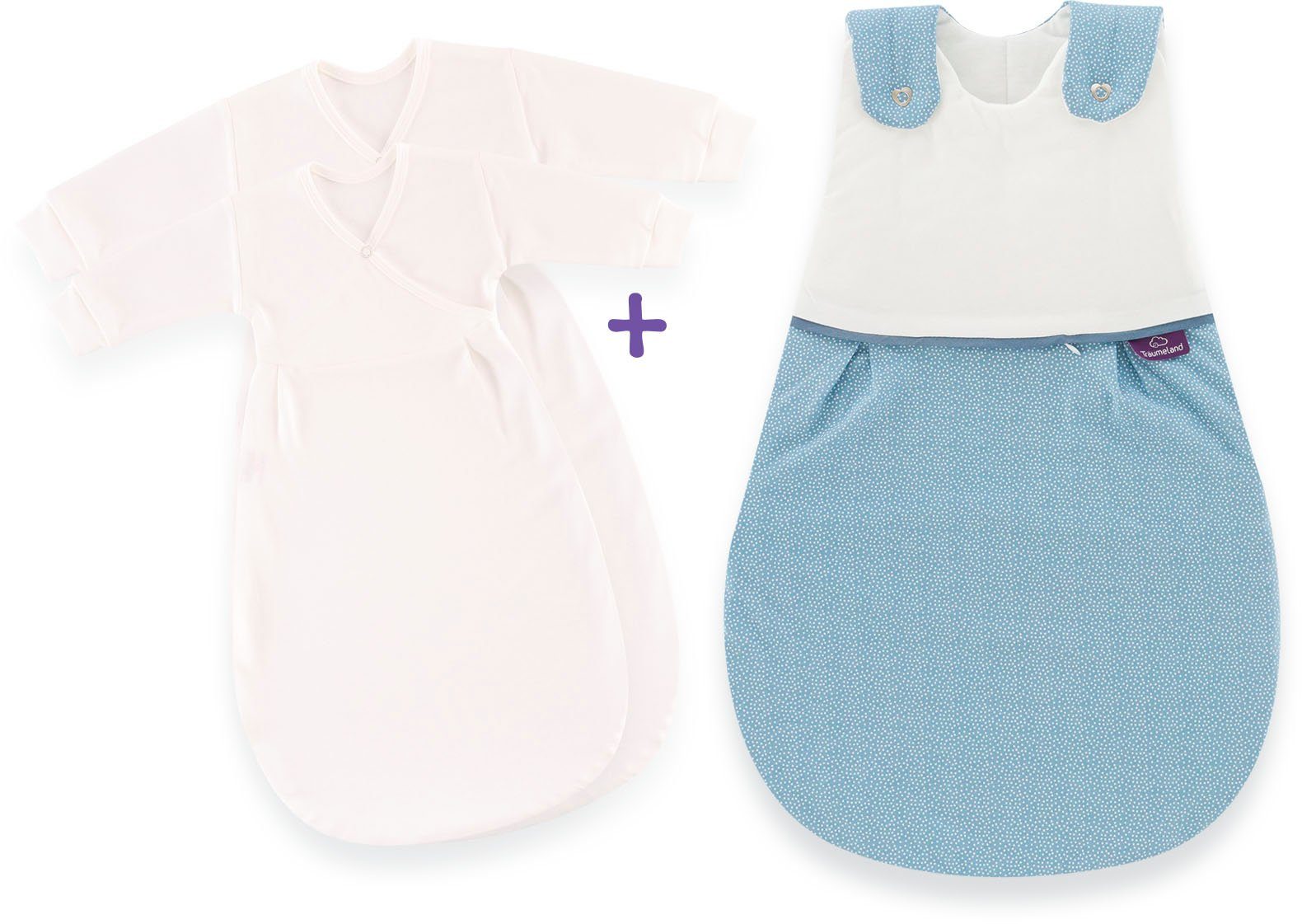 Träumeland Babyschlafsack 3 tlg Set LIEMBICH, Design Punkte (3 tlg)