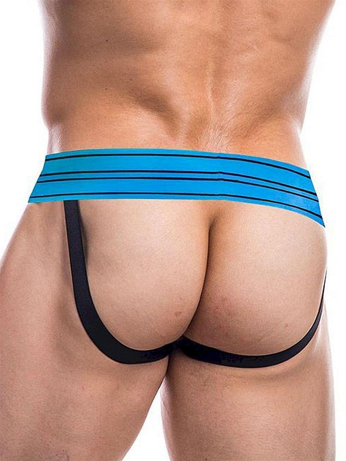 String Cut4Men Rugby Jockstrap Underwear Electric Blue