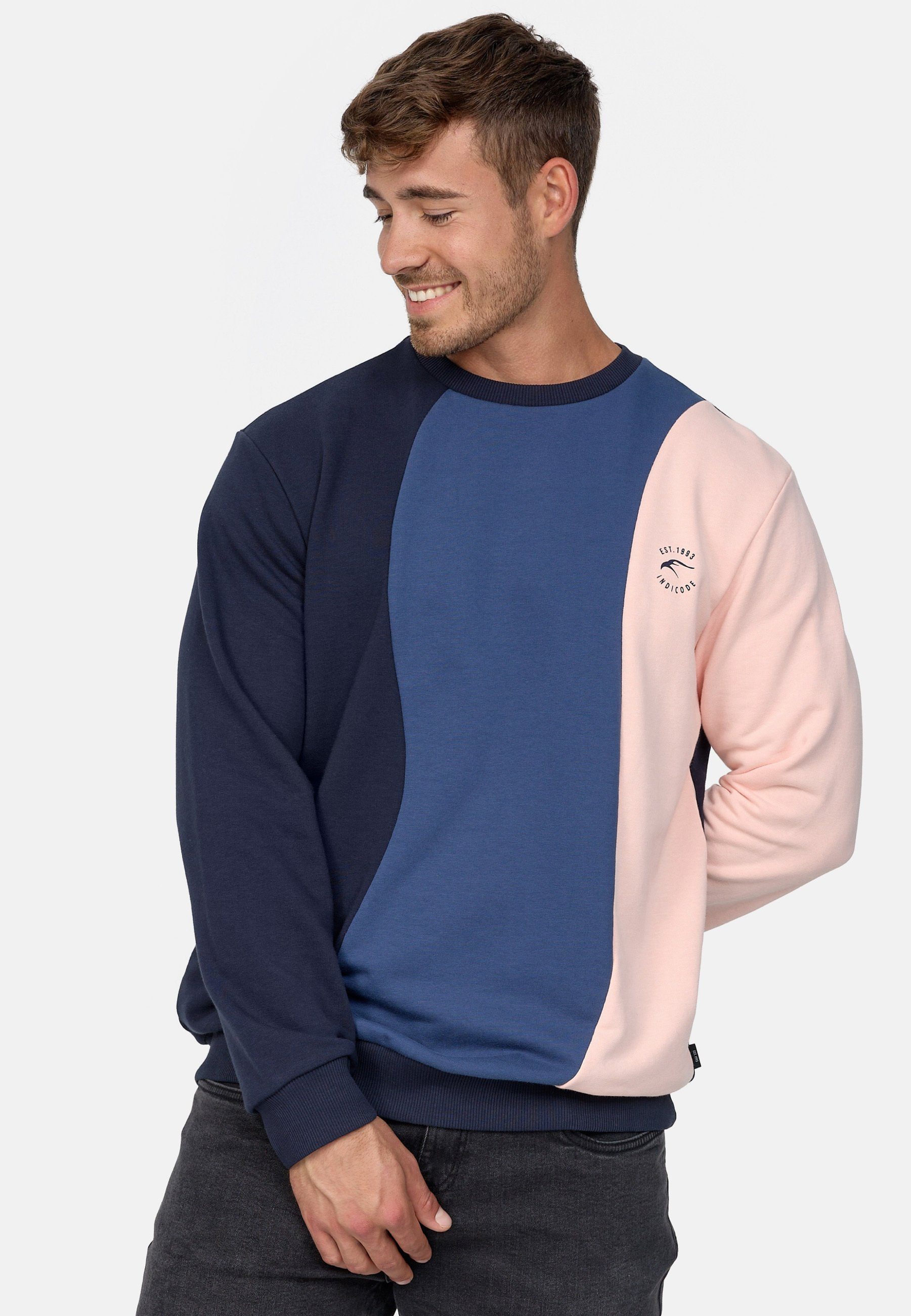 Indicode Sweater Herren Willow Sweatshirt Herrenpulli