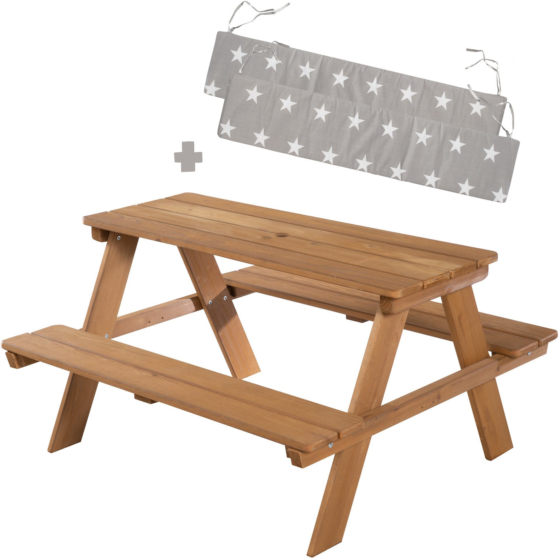 Kindersitzgruppe Picknick for 4 Outdoor +, Teakholz-Optik
