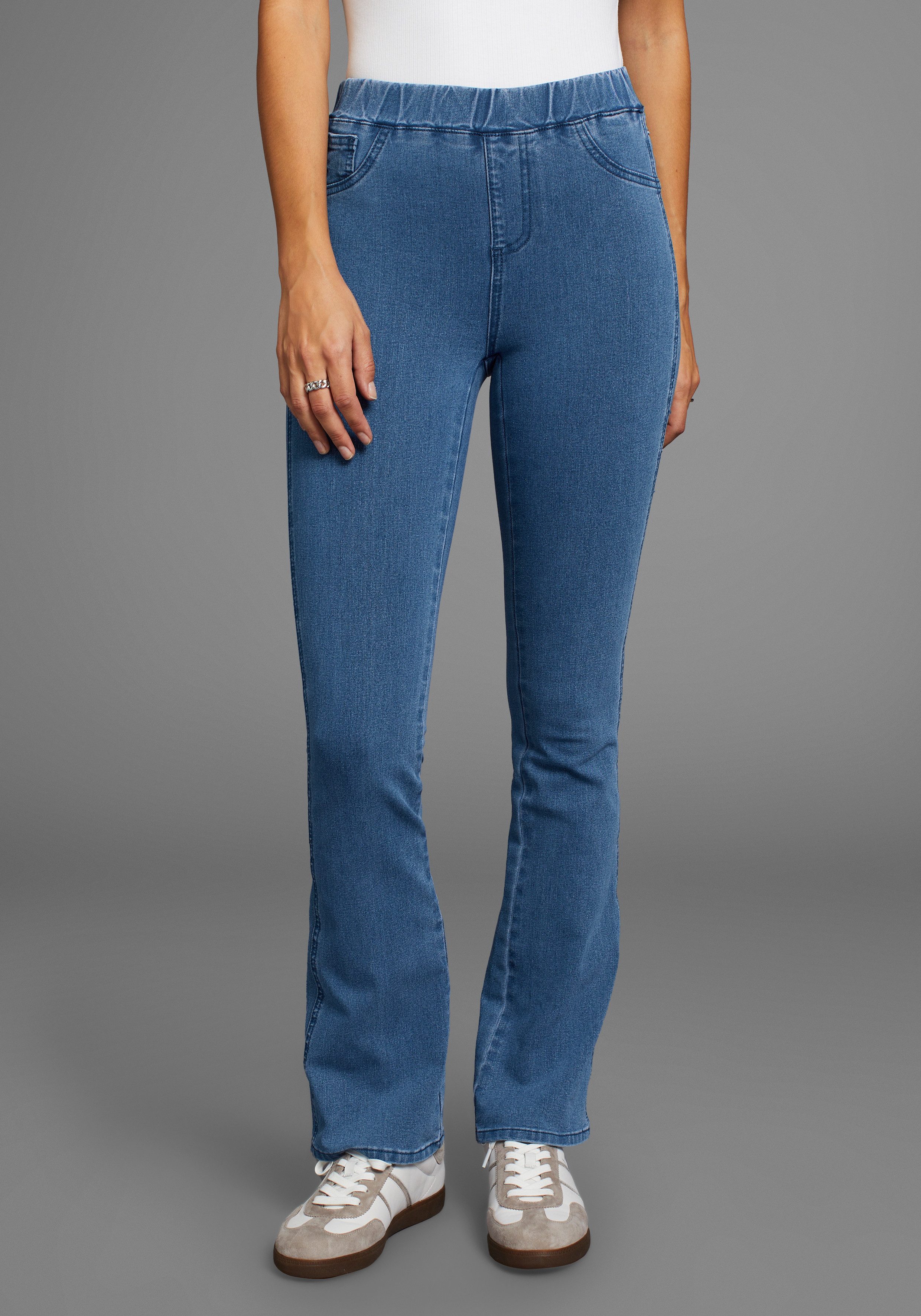 Arizona Jeansjeggings 360 Grad Elastisch High Waist günstig online kaufen