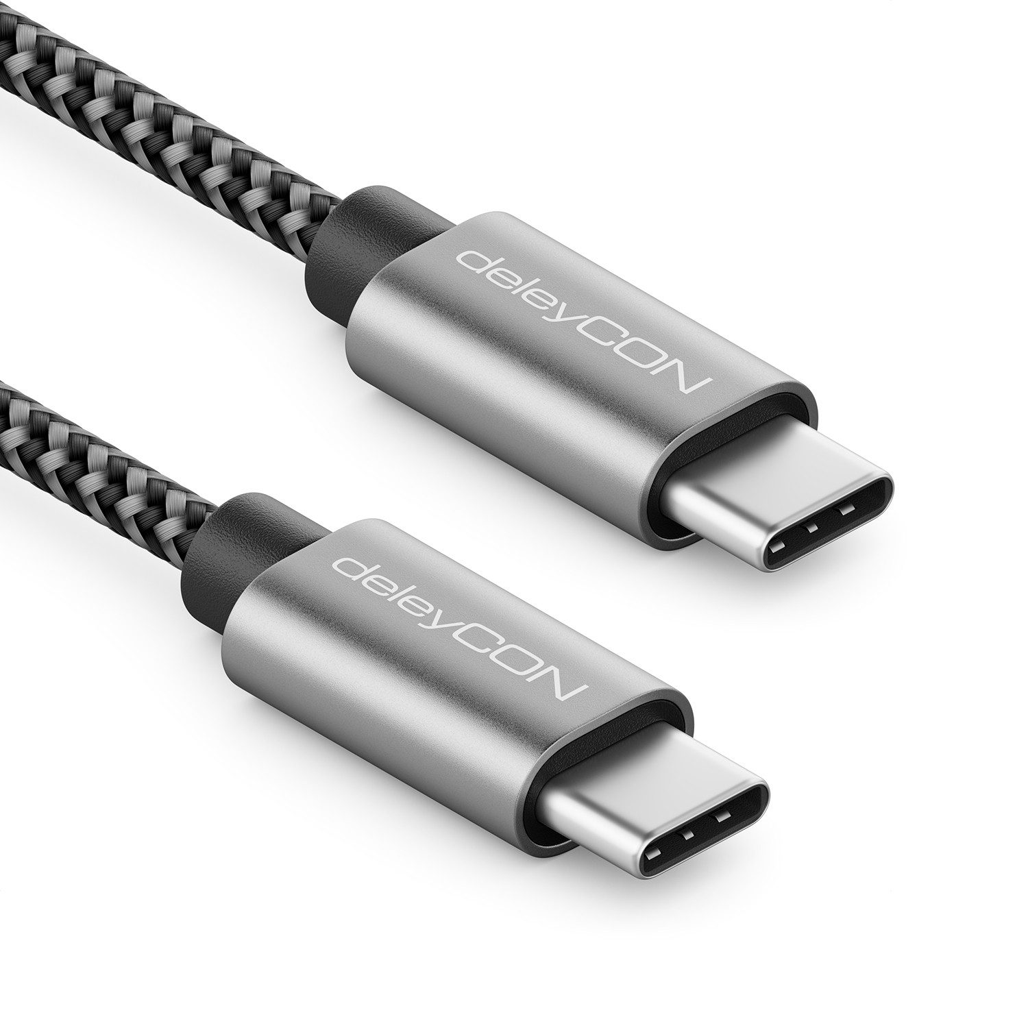 deleyCON deleyCON 0,5m USB C Kabel PD3.0 60W Schnellladekabel 50cm USB-C USB-Kabel