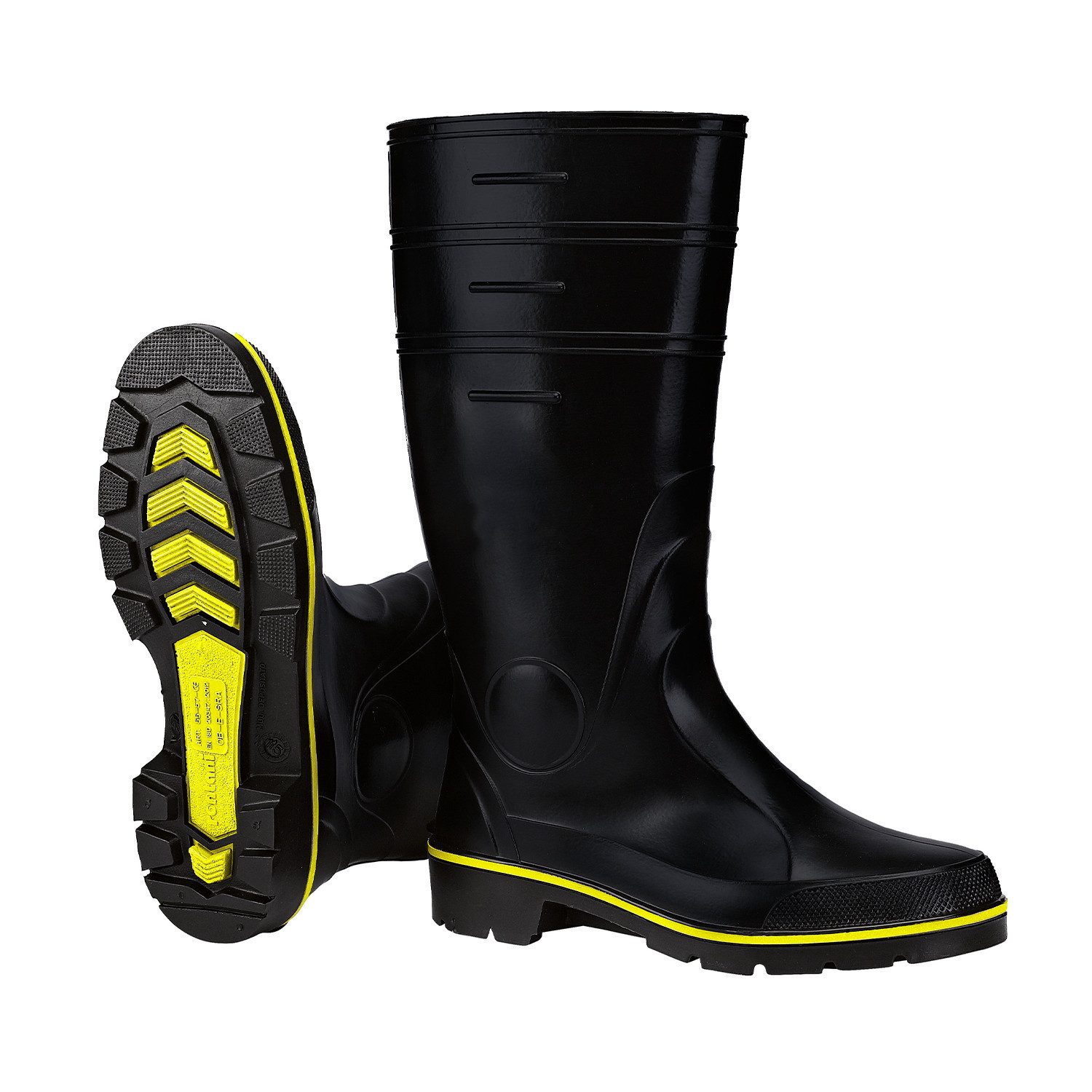 SCHEIBLER WORKWEAR Nitril Regenstiefel Hoch Gummistiefel Wasserdicht, windd günstig online kaufen