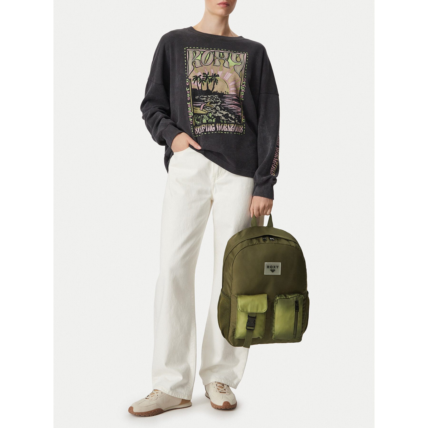Roxy Rucksack Roxy Unisex Rucksack 5907964389804 Khaki