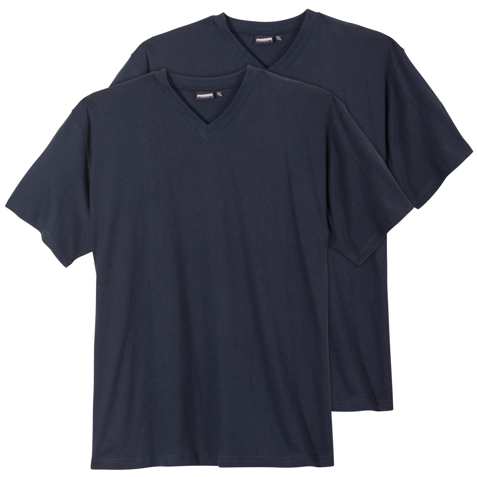 ADAMO V-Shirt 2er-Pack V-Neck Basic T-Shirt günstig online kaufen