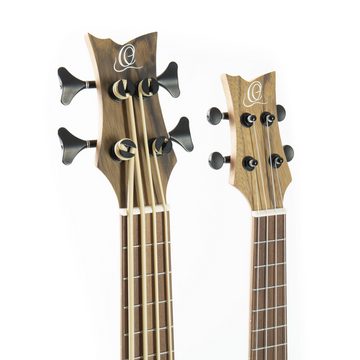 ORTEGA Guitars Ukulele, Hydra-BSTE - Fretted Bass Ukulele