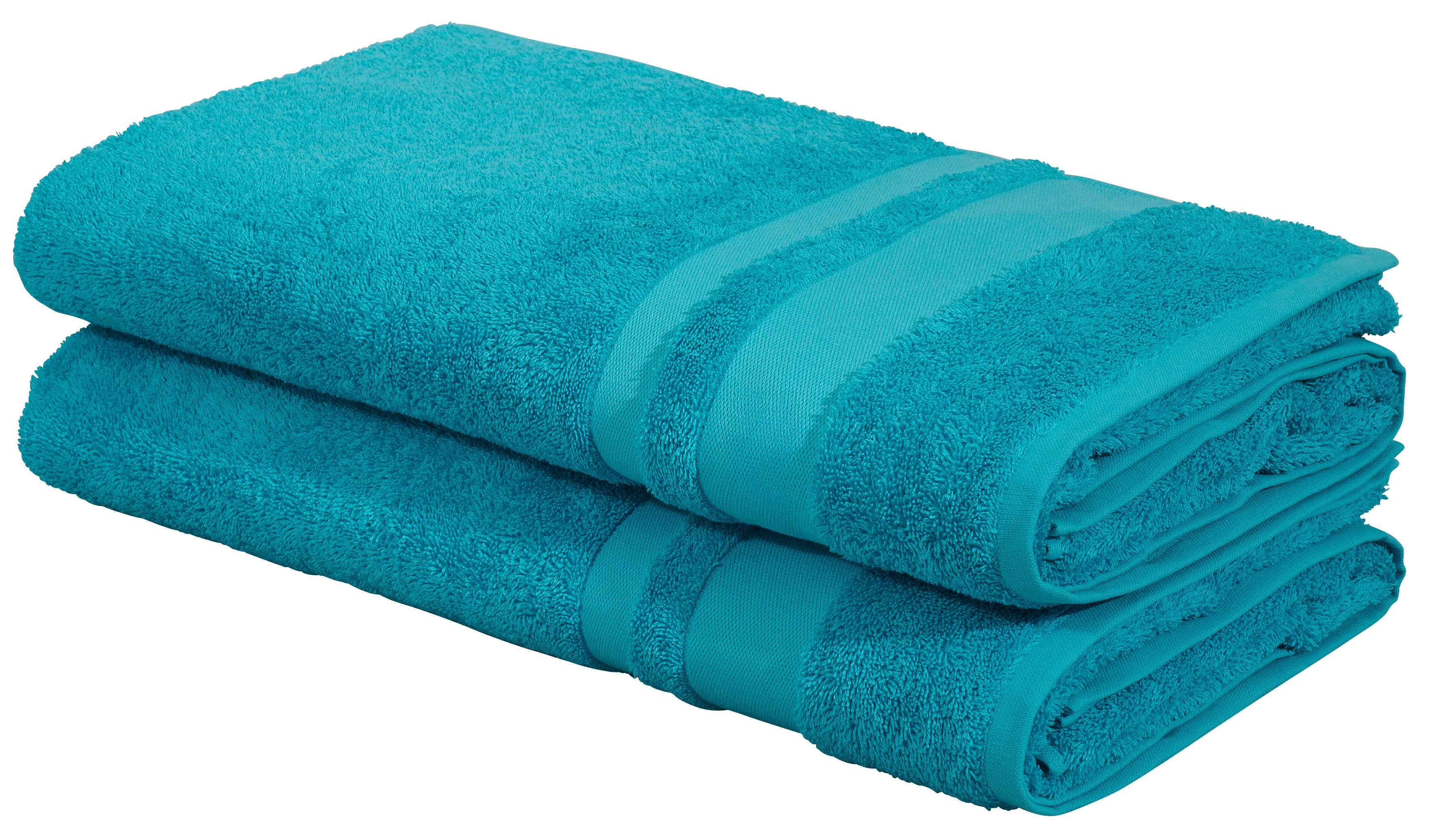 OTTO home Saunatuch Vanessa, 2 Saunatücher, 80x200cm, in Standard- und Premium-Qualität, Walkfrottee (Set, 2-St), Handtücher mit Bordüre, 100% Baumwolle, einfarbig, weich