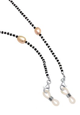 Elli Lange Kette Brillenkette Barock Perlen Glas Beads 925 Silber, Kugel