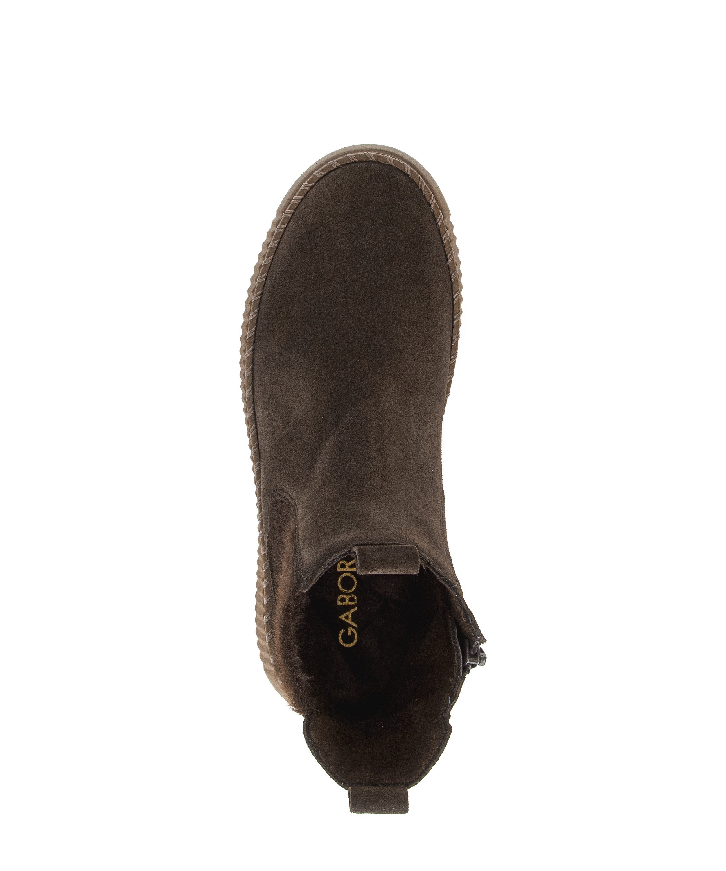 Gabor Chelseaboots Plateau, Stiefelette mit zwei Anziehlaschen