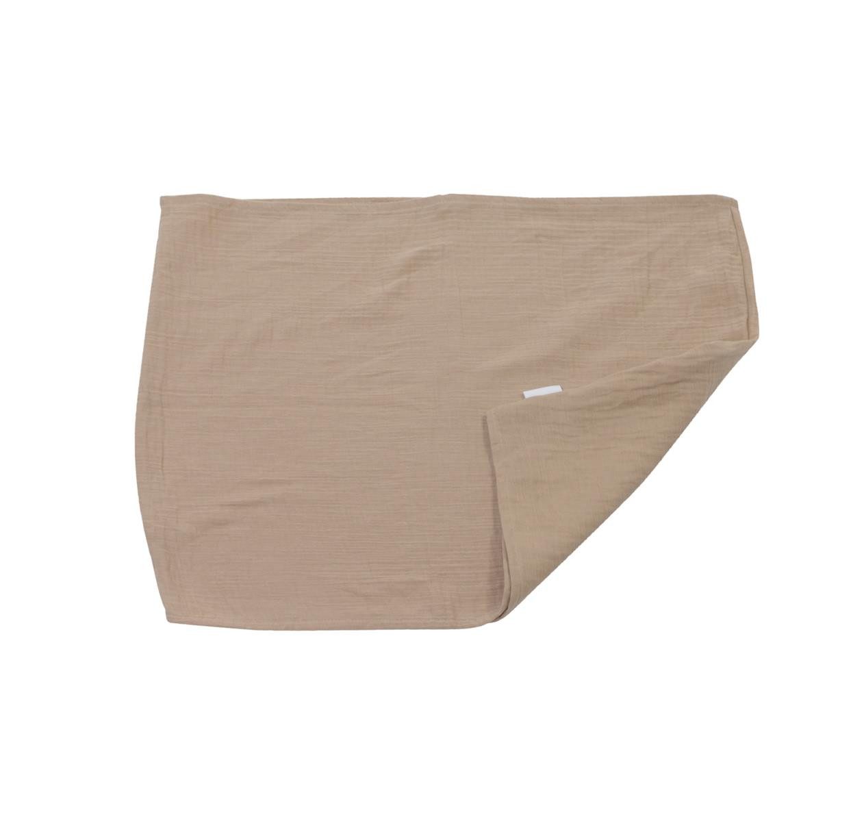 HOBEA-Germany Stillkissenbezug Baby Lagerungsbezug Musselin taupe, günstig online kaufen