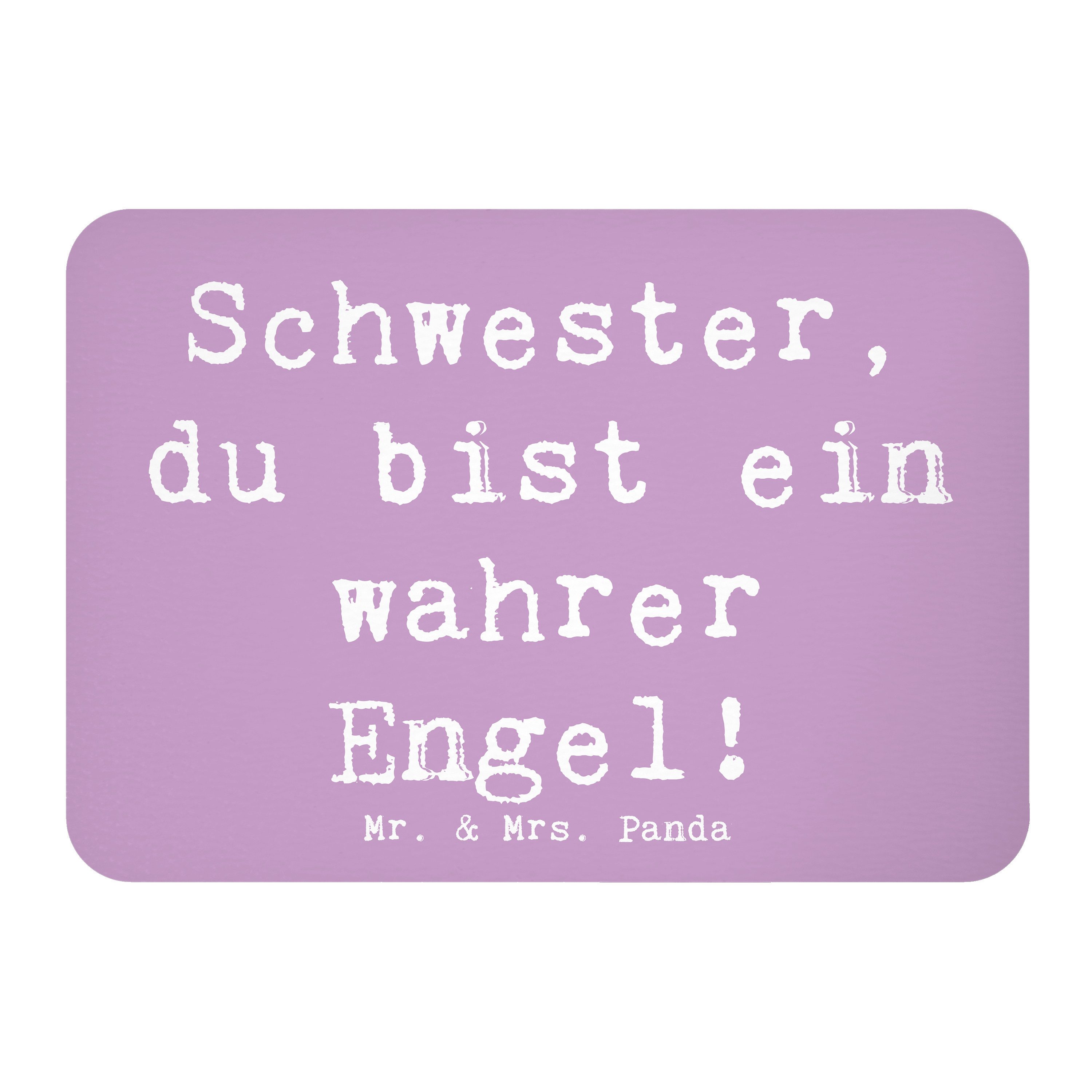 Magnet Spruch Schwester Engel - Lavendeltraum - Geschenk, wahrer Engel, Dank