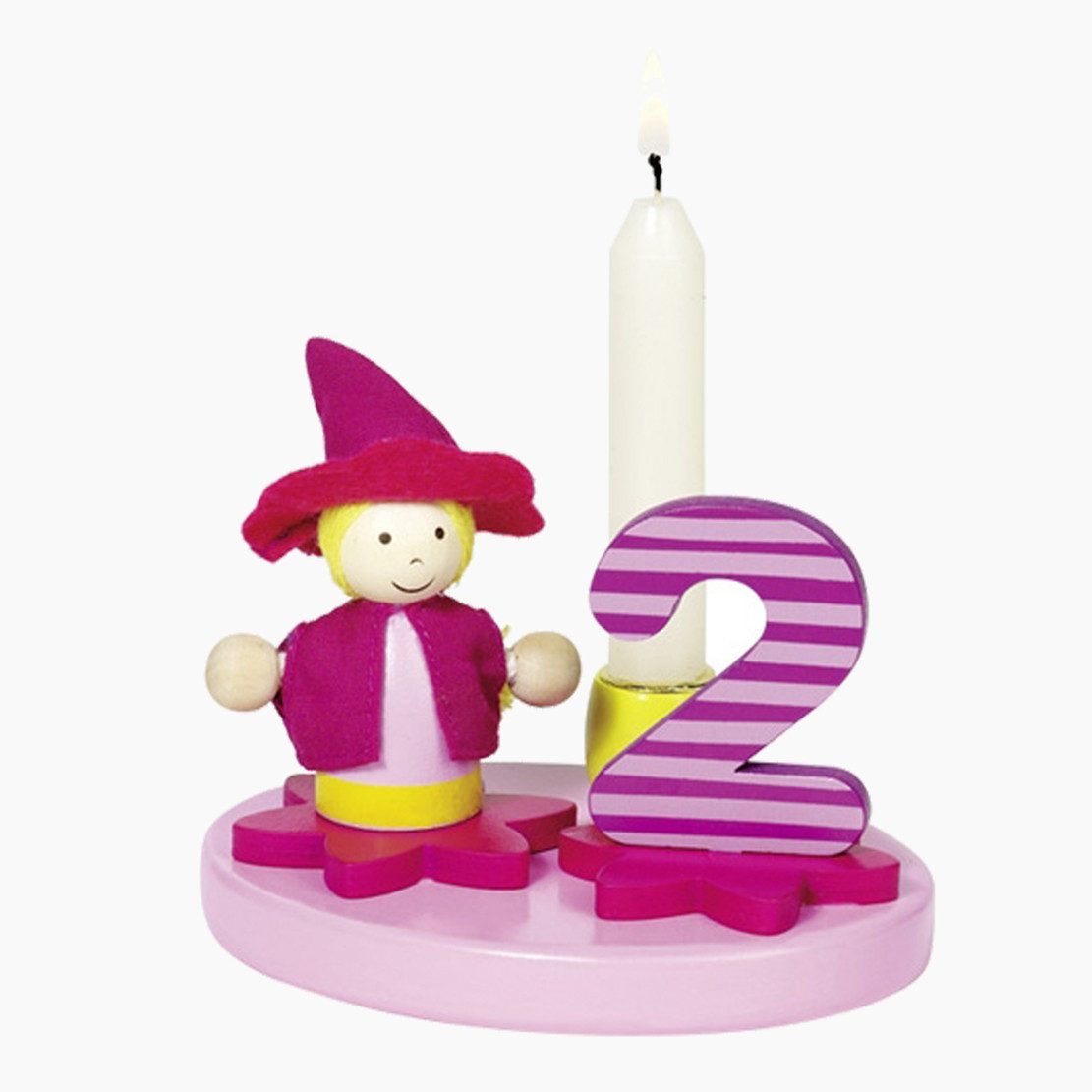 goki Tischkranz Geburtstags Zwerg Rosa, austauschbaren Zahlen von 0 bis 9 günstig online kaufen