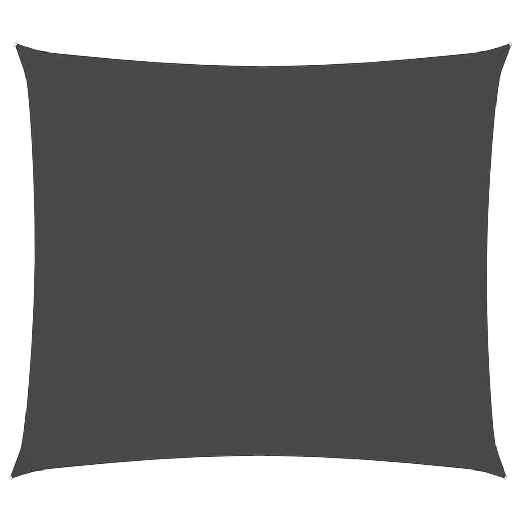 furnicato Sonnensegel Rechteckig 2 x 2,5 m Anthrazit, (1-tlg)