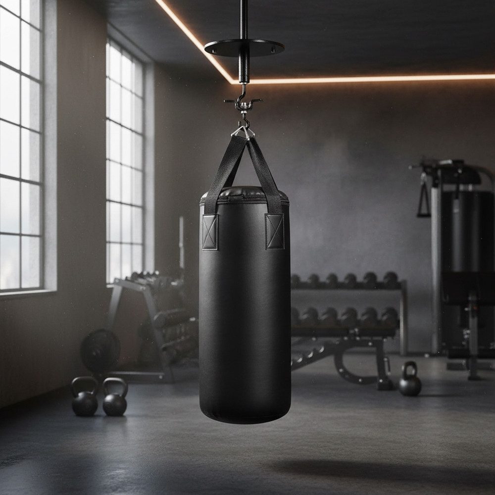 Boxsack Boxsack Trainingssack Boxset 10kg gefüllt + Halterung + Handschuhe