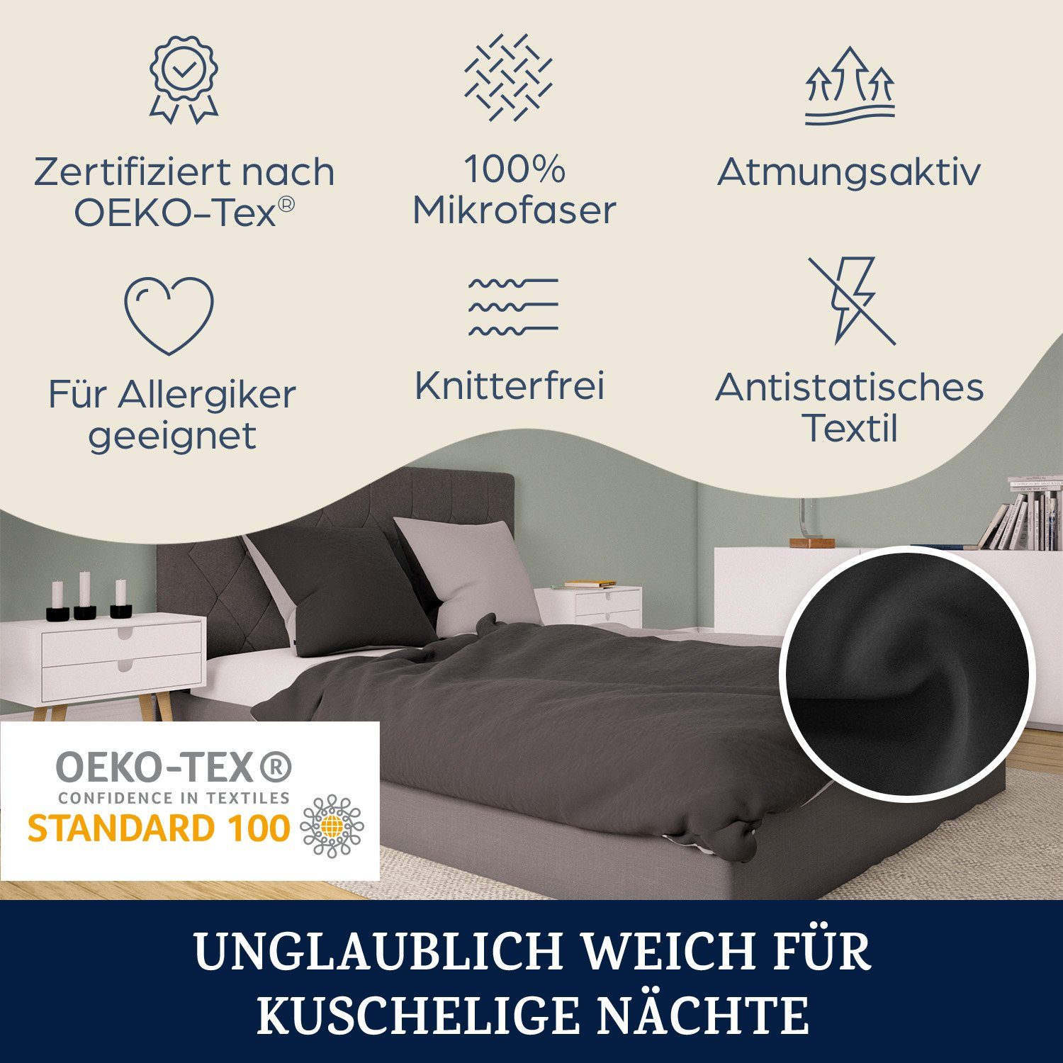 sleepwise Bettwäsche Soft Wonder-Edition Bettwäsche, Mikrofaser-Fleece, günstig online kaufen
