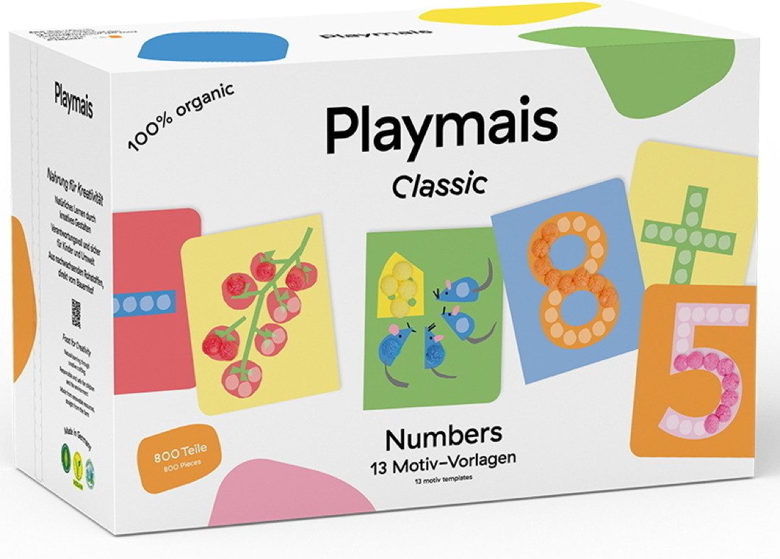 PlayMais Kreativset Bastel Kreativität Bastelset Classic 800 Numbers Zahlen ab 4 160962