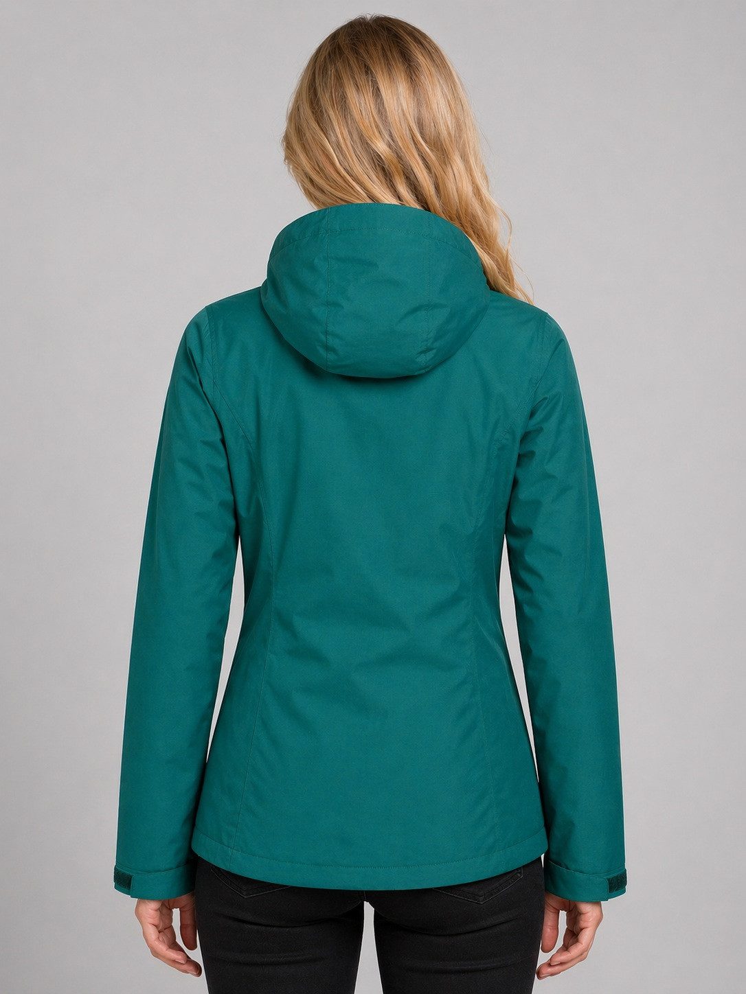 DEPROC Active Outdoorjacke LAVAL WOMEN Funktionsjacke, Wanderjacke, Regenjacke abnehmbare Kapuze
