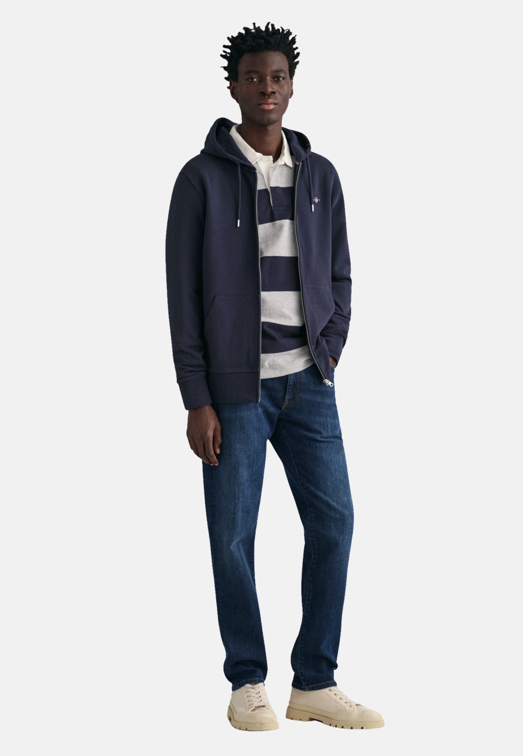 Gant Kapuzensweatjacke Jacke Shield Kapuzensweatjacke (1-tlg) günstig online kaufen