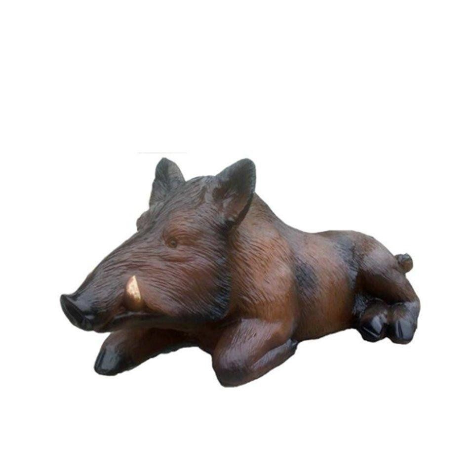 JVmoebel Tierfigur Abstrakte dekorative Wildschweinskulptur Wildschwein Jagd Garten, Made in Europa