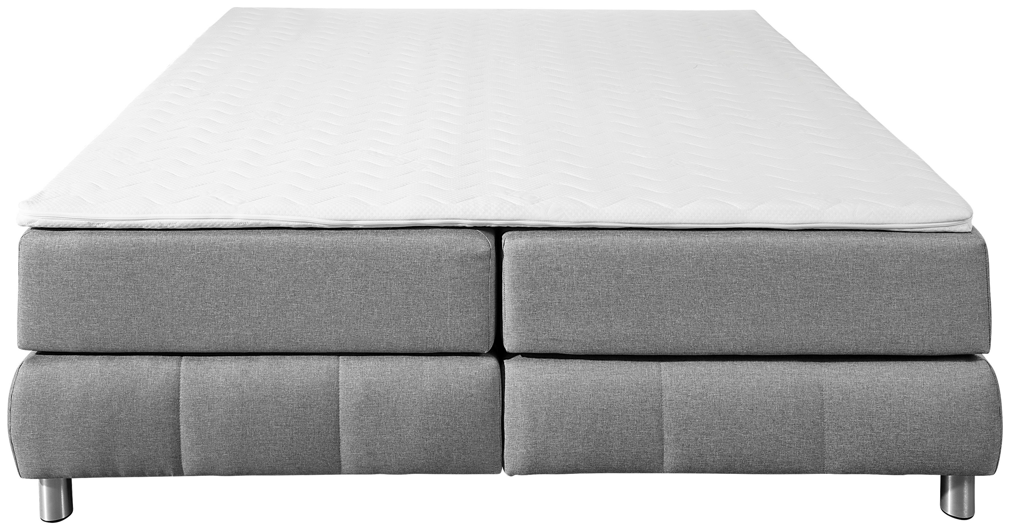 Home affaire Boxspringbett Salo, Ohne Kopfteil, inkl. Topper, auch in Überlänge 220 cm
