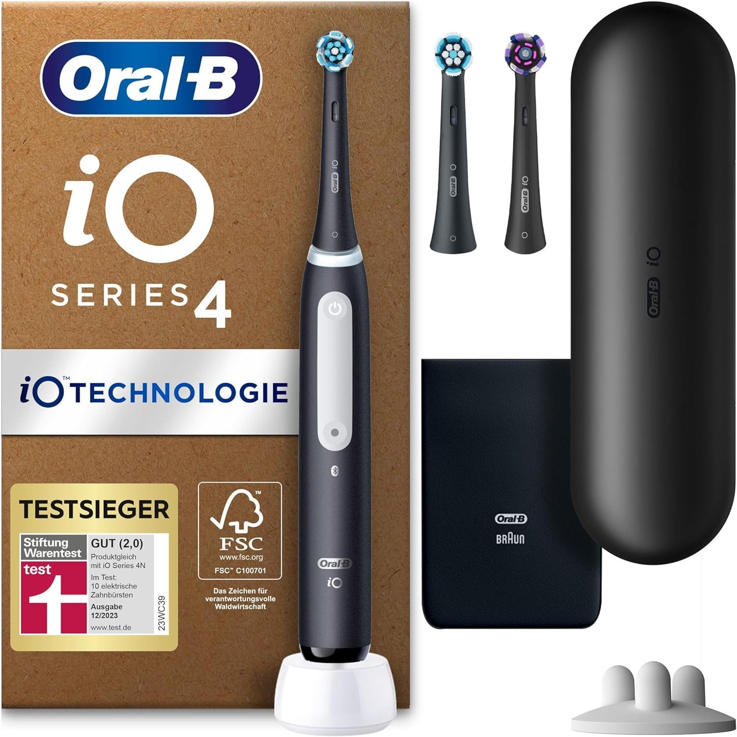 OralB Elektrische Zahnbürste OralB iO Series 4 Plus Edition Elektrische Zahnbürste, Matt