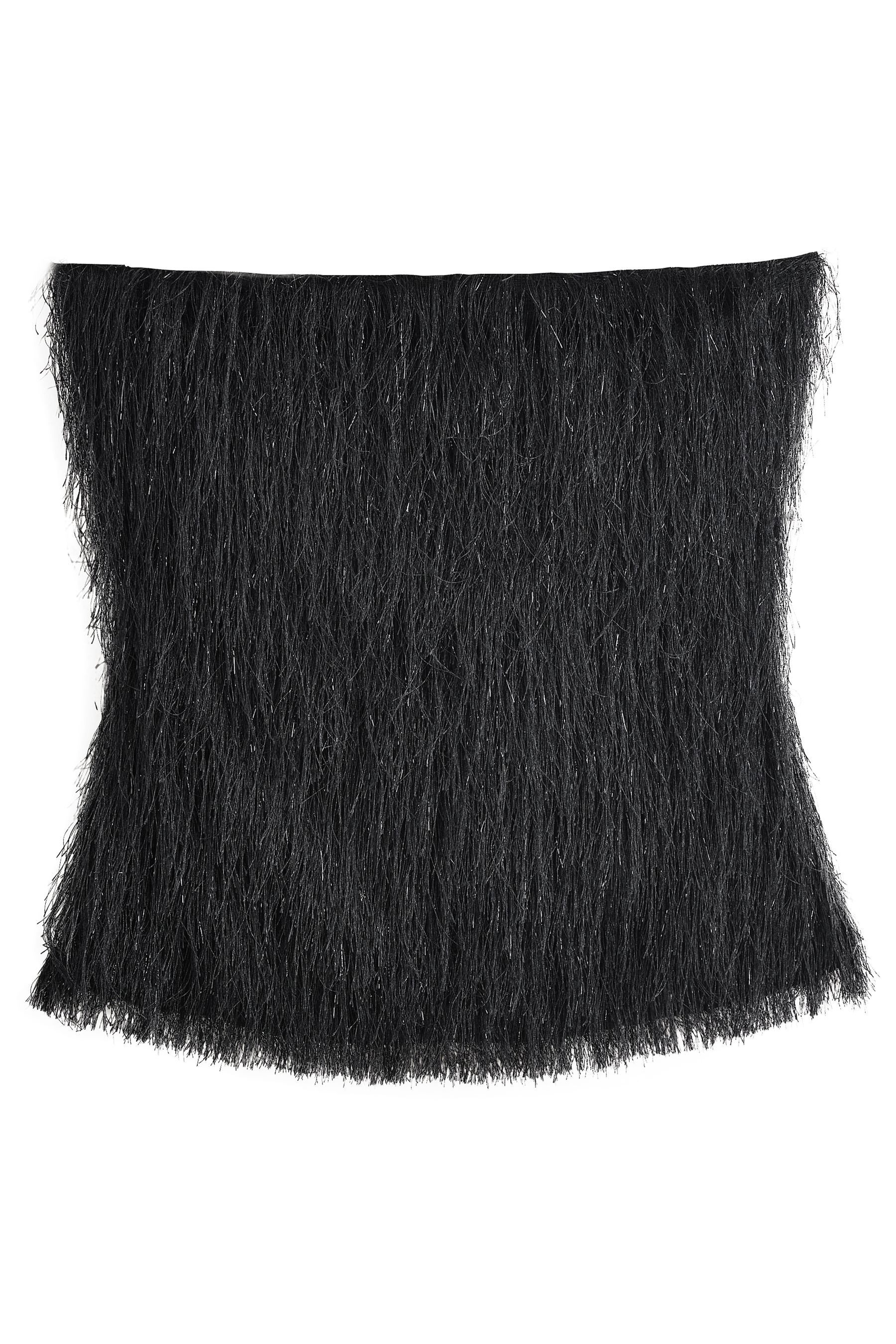 Next Bandeautop Bandeau-Schlauchtop mit Lamettafransen (1-tlg)