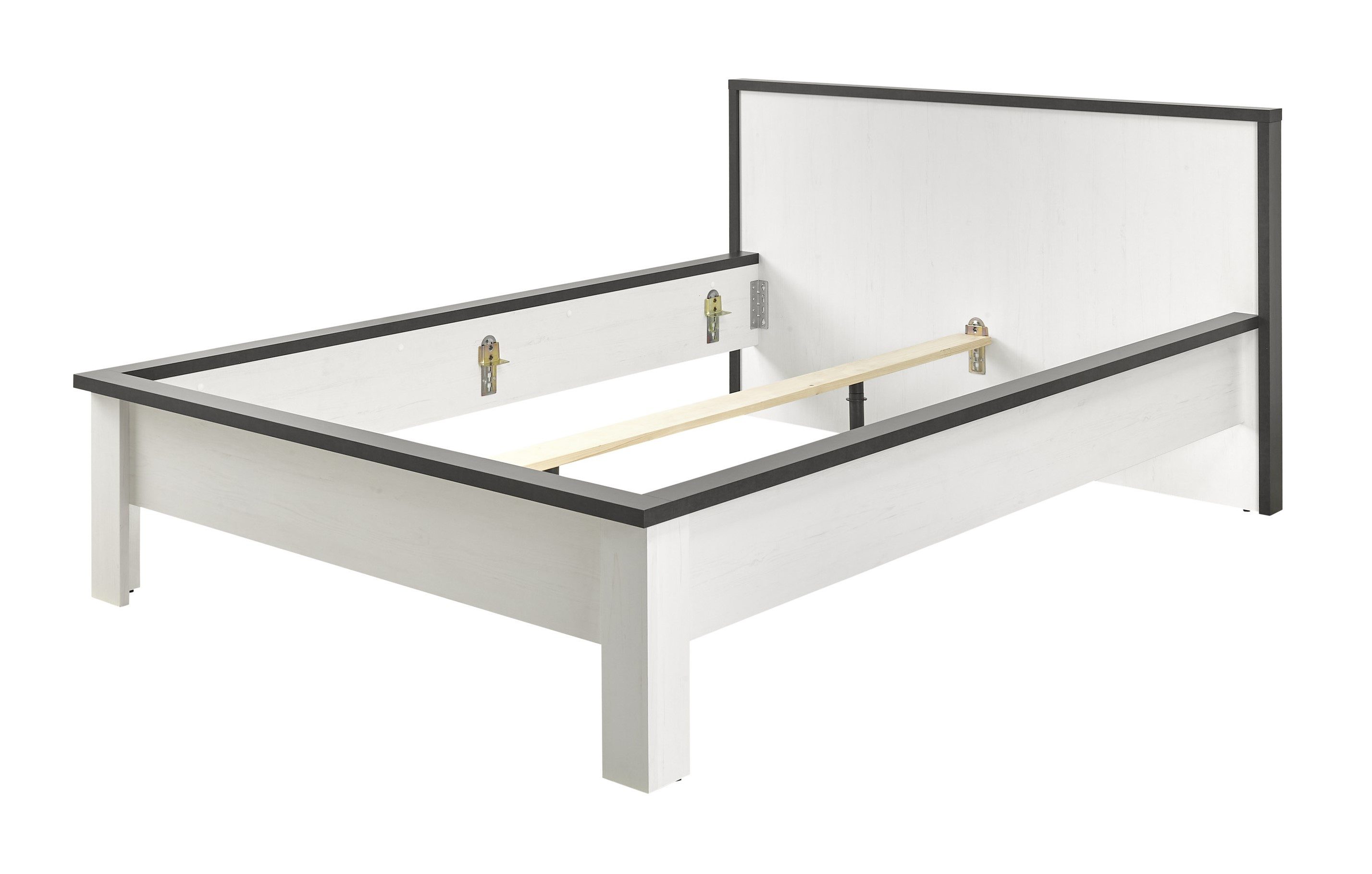 99rooms Bettgestell Woodsher (Bettgestell, Bett), ohne Matratze & Lattenrost, ohne Bettkasten