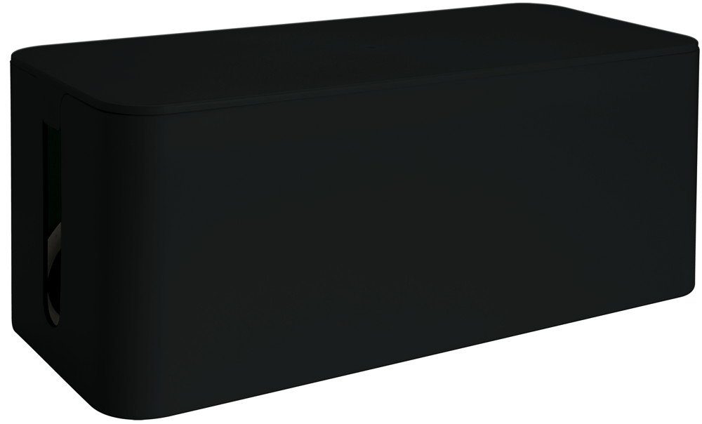 Mediarange Kabelbox Cable tidy box Kabelbox M medium sized schwarz