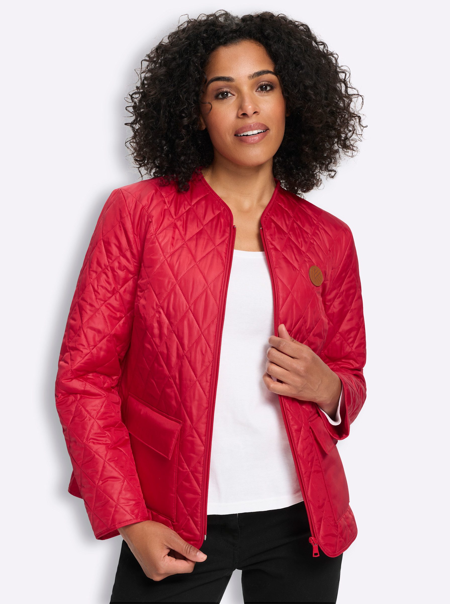 Sieh an! Allwetterjacke Steppjacke Langarm