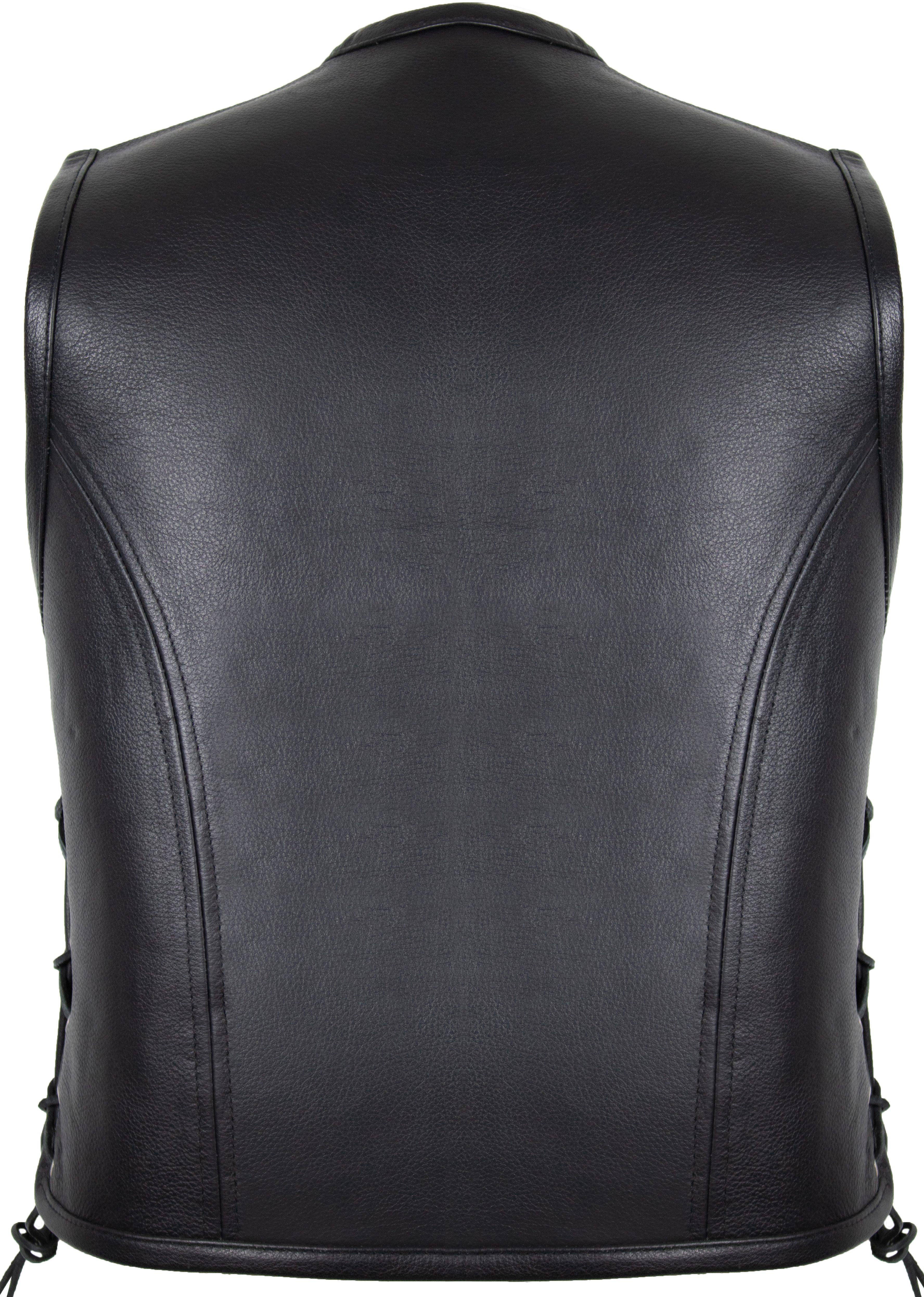 MDM Lederweste Biker Lederweste innen und Außen aus echtem Rindsleder Dicke günstig online kaufen